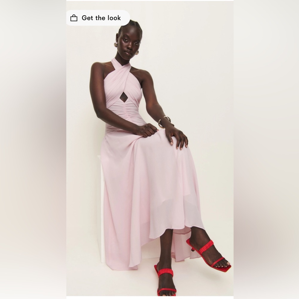 Pink reformation gown